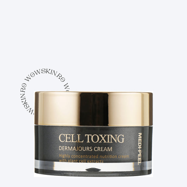 Reîntineriți-vă pielea cu CELL TOXING DERMAJOURS CREAM de la MEDPEEL, o cremă nutritivă de lux, plină de extracte de celule vegetale. Această formulă extrem de concentrată este concepută pentru a hrăni în profunzime, asigurând un ten plin de vitalitate și tinerețe. Borcanul sofisticat înglobează esența îngrijirii avansate a pielii, promițând să ofere hidratare și revitalizare intense.